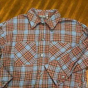 Women's Plaid Button-Up Shirt